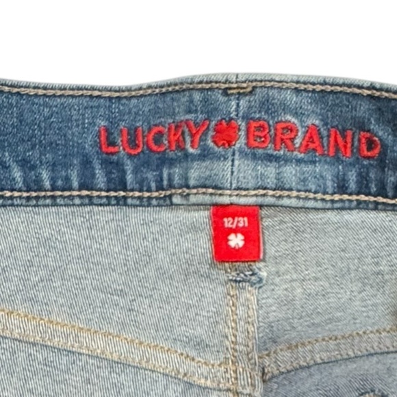LUCKY BRAND Sweet Mid Rise Crop Jean Denim Advanced Stretch Light Wash NWT 12/31 - Picture 16 of 16